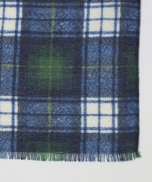 SHIPS / シップス マフラー・ショール・スヌード・ストール | SHIPS: イタリア製 ウール チェック ストール | 詳細2