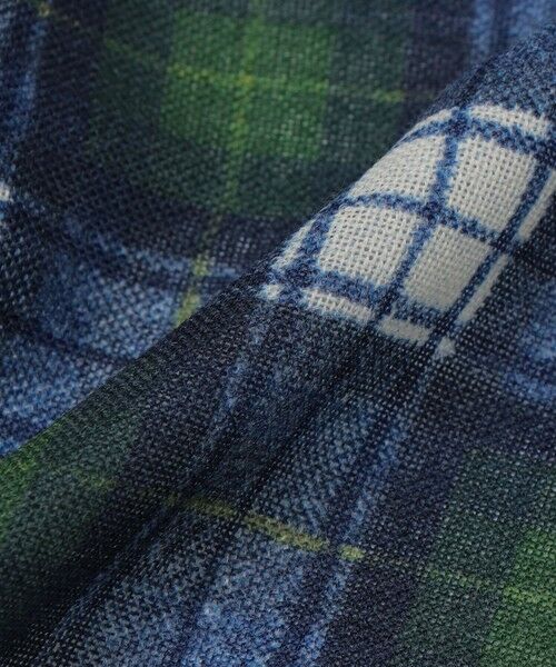 SHIPS / シップス マフラー・ショール・スヌード・ストール | SHIPS: イタリア製 ウール チェック ストール | 詳細3