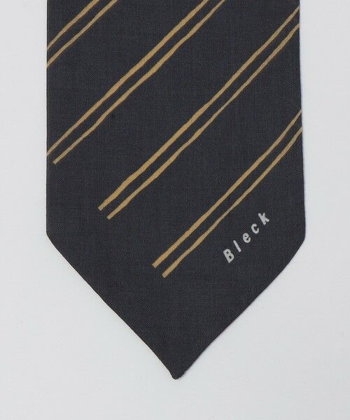 SHIPS / シップス マフラー・ショール・スヌード・ストール | 【SHIPS別注】Bleck: BOWIE コットン ダブル ストライプ スカーフ | 詳細5