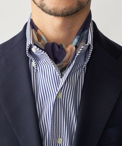 SHIPS / シップス バンダナ・スカーフ | 【SHIPS別注】Bleck: BOWIE コットン サークル スカーフ | 詳細1