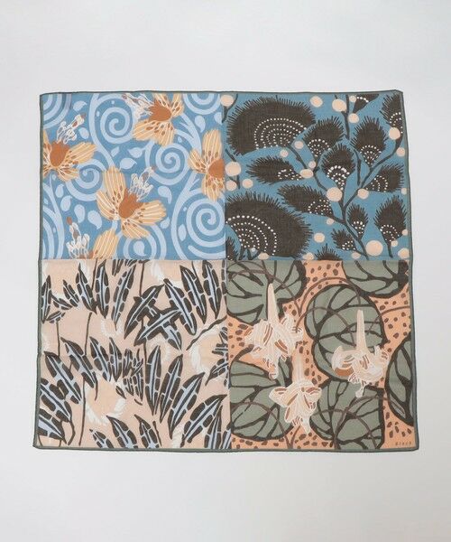 SHIPS / シップス バンダナ・スカーフ | 【SHIPS別注】Bleck: コットン ボタニカル バンダナ（ダークグリーン）