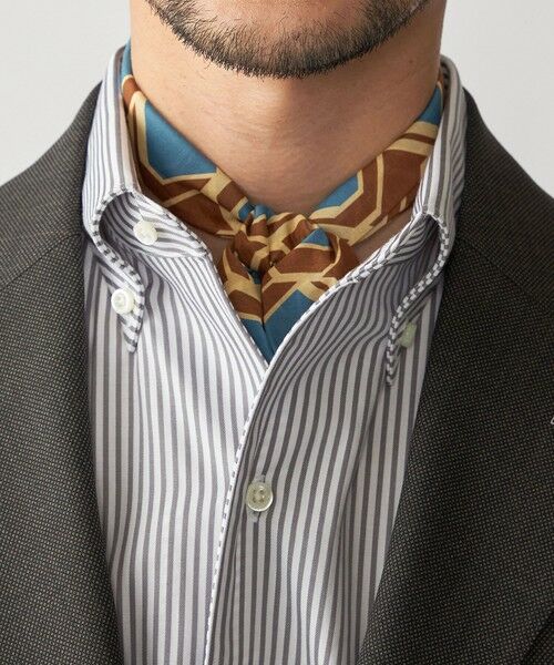 SHIPS / シップス バンダナ・スカーフ | Puccini: コットン シルク ジオメトリック スカーフ | 詳細1