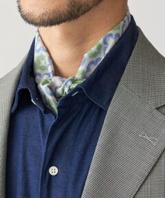 SHIPS / シップス バンダナ・スカーフ | Puccini: コットン シルク タイル モチーフ スカーフ