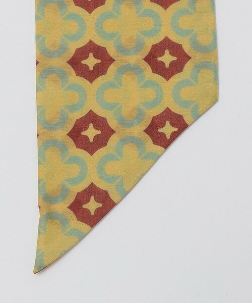 SHIPS / シップス バンダナ・スカーフ | Puccini: コットン シルク タイル モチーフ スカーフ | 詳細4