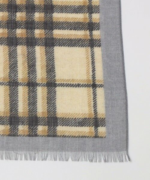 SHIPS / シップス マフラー・ショール・スヌード・ストール | SHIPS: イタリア製 ライト ウェイト オーバー チェック ストール | 詳細3