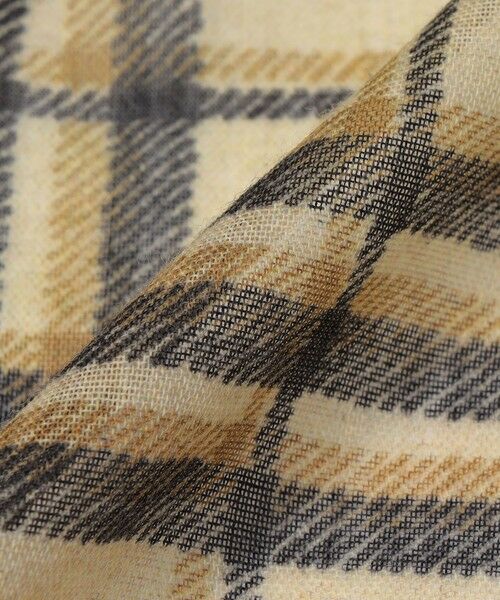 SHIPS / シップス マフラー・ショール・スヌード・ストール | SHIPS: イタリア製 ライト ウェイト オーバー チェック ストール | 詳細4