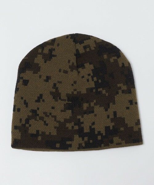 SHIPS / シップス ニットキャップ | City Ambient Products: スーパーストレッチ カモフラージュ柄 ビーニー | 詳細1