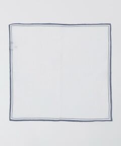SHIPS / シップス ハンカチ | MUNGAI: カラー フレーム リネン スクエア チーフ