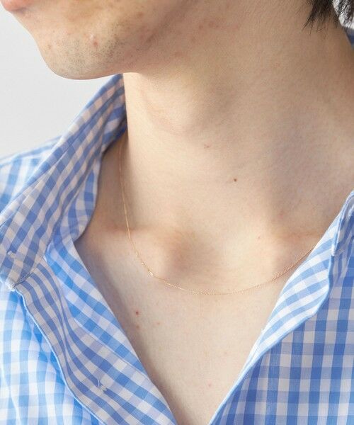 SHIPS / シップス ネックレス・ペンダント・チョーカー | City Ambient Products: K10YG PLANER CHAIN NECKLACE | 詳細4