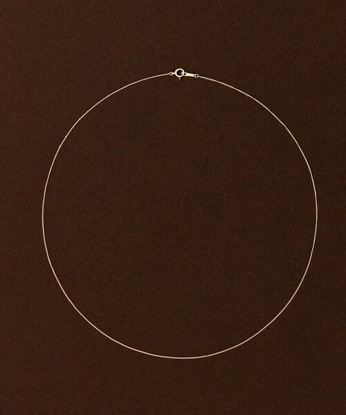 SHIPS / シップス ネックレス・ペンダント・チョーカー | City Ambient Products: K10YG PLANER CHAIN NECKLACE（ゴールド）