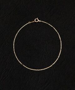 SHIPS / シップス ブレスレット・バングル | City Ambient Products: K10YG GRIME CUT LONG CABLE CHAIN BRACELET
