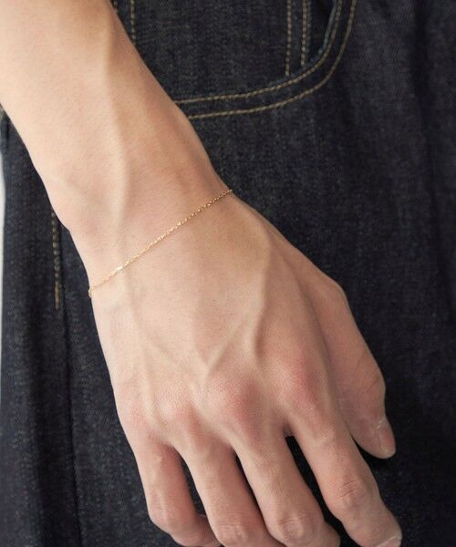 SHIPS / シップス ブレスレット・バングル | City Ambient Products: K10YG GRIME CUT LONG CABLE CHAIN BRACELET | 詳細2