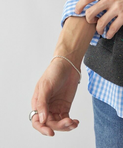 SHIPS / シップス ブレスレット・バングル | City Ambient Products: SILVER925 ROUND BOX CHAIN BRACELET | 詳細1
