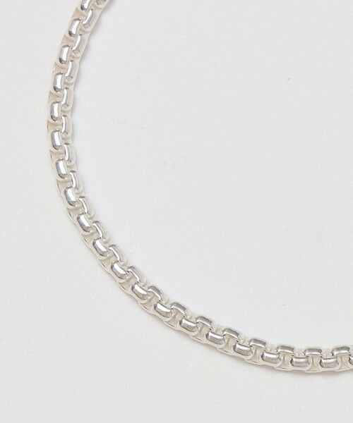 SHIPS / シップス ブレスレット・バングル | City Ambient Products: SILVER925 ROUND BOX CHAIN BRACELET | 詳細5