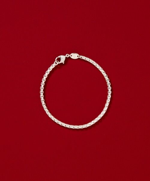 SHIPS / シップス ブレスレット・バングル | City Ambient Products: SILVER925 ROUND BOX CHAIN BRACELET（シルバー）