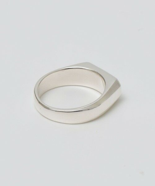 SHIPS / シップス リング | XOLO: SIGNET HAIR LINE THICK | 詳細1