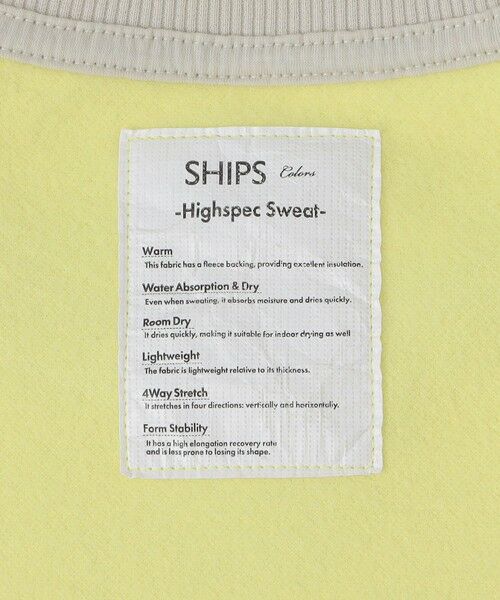 SHIPS / シップス スウェット | 《予約》SHIPS Colors:ワンポイント刺繍 ハイスペック スウェット◆ | 詳細6