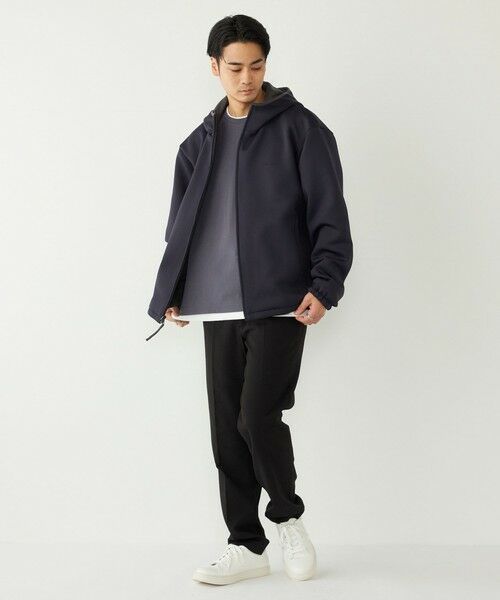 SHIPS / シップス ブルゾン | 《予約》SHIPS Colors:〈洗濯機可能〉Wフェイス リバーシブル ジップ パーカー◆ | 詳細21