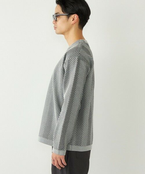 SHIPS / シップス ニット・セーター | SHIPS Colors:〈洗濯機可能〉ヘリンボーン柄 ニット◇ | 詳細4