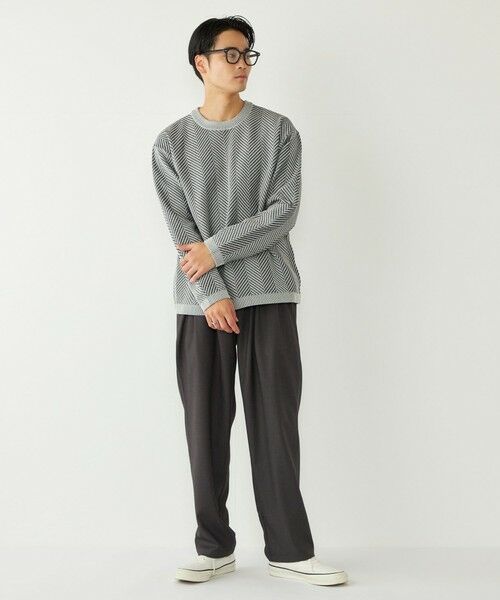 SHIPS / シップス ニット・セーター | SHIPS Colors:〈洗濯機可能〉ヘリンボーン柄 ニット◇ | 詳細7