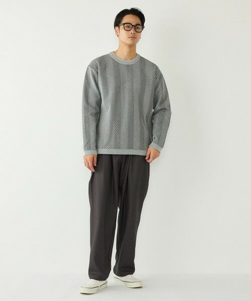 SHIPS / シップス ニット・セーター | SHIPS Colors:〈洗濯機可能〉ヘリンボーン柄 ニット◇ | 詳細10