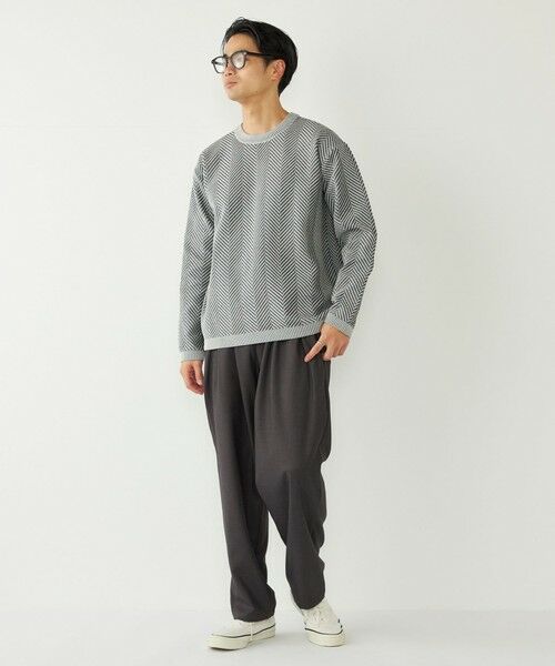 SHIPS / シップス ニット・セーター | SHIPS Colors:〈洗濯機可能〉ヘリンボーン柄 ニット◇ | 詳細11