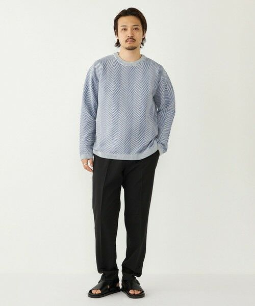 SHIPS / シップス ニット・セーター | SHIPS Colors:〈洗濯機可能〉ヘリンボーン柄 ニット◇ | 詳細25