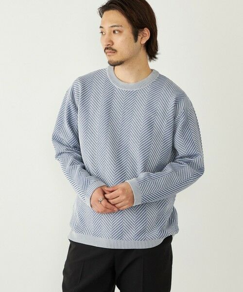 SHIPS / シップス ニット・セーター | SHIPS Colors:〈洗濯機可能〉ヘリンボーン柄 ニット◇ | 詳細27