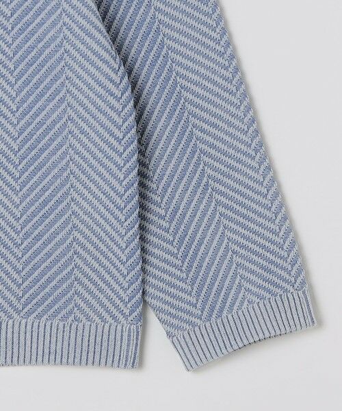 SHIPS / シップス ニット・セーター | 《予約》SHIPS Colors:〈洗濯機可能〉ヘリンボーン柄 ニット◆ | 詳細5