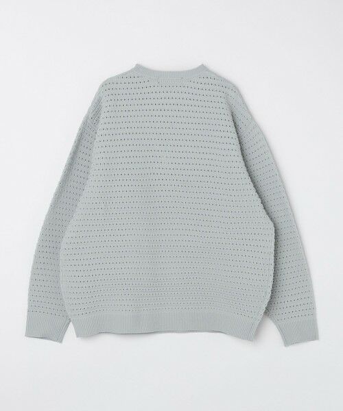 SHIPS / シップス ニット・セーター | 《予約》SHIPS Colors:〈洗濯機可能〉スポンジ メッシュ ニット◆ | 詳細1