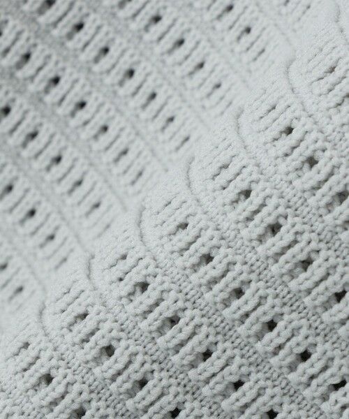 SHIPS / シップス ニット・セーター | 《予約》SHIPS Colors:〈洗濯機可能〉スポンジ メッシュ ニット◆ | 詳細5