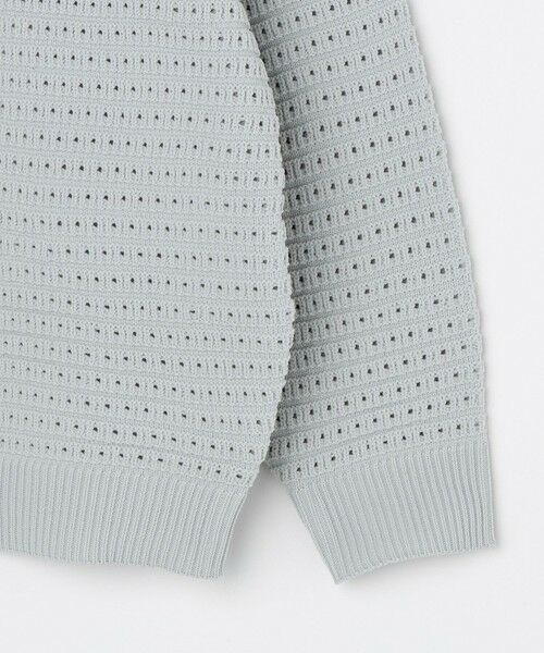 SHIPS / シップス ニット・セーター | 《予約》SHIPS Colors:〈洗濯機可能〉スポンジ メッシュ ニット◆ | 詳細4