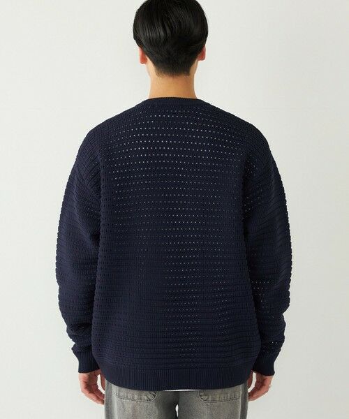 SHIPS / シップス ニット・セーター | 《予約》SHIPS Colors:〈洗濯機可能〉スポンジ メッシュ ニット◆ | 詳細23