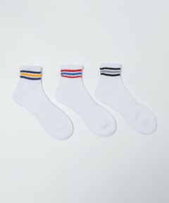 SHIPS / シップス ソックス | SHIPS Colors:3足組 カラーライン ソックス