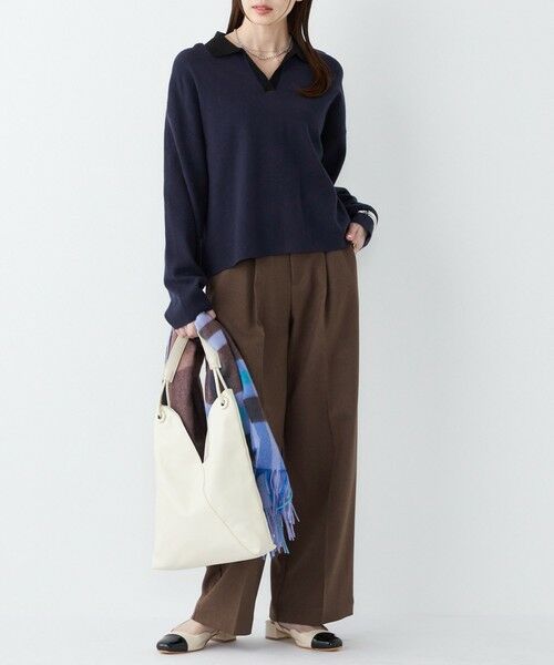 SHIPS / シップス ショルダーバッグ | SHIPS Colors:Vカット ワンショルダー バッグ◇ | 詳細4