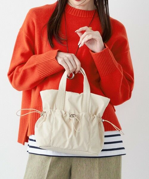 SHIPS / シップス ショルダーバッグ | 《予約》SHIPS Colors:ナイロン ギャザー ミニ トートバッグ◆ | 詳細4