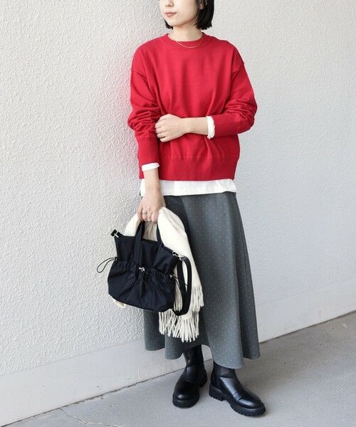 SHIPS / シップス ショルダーバッグ | 《予約》SHIPS Colors:ナイロン ギャザー ミニ トートバッグ◆ | 詳細15