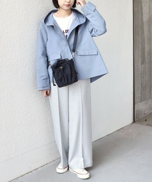 SHIPS / シップス ショルダーバッグ | 《予約》SHIPS Colors:ナイロン ギャザー ミニ ショルダーバッグ◆ | 詳細14