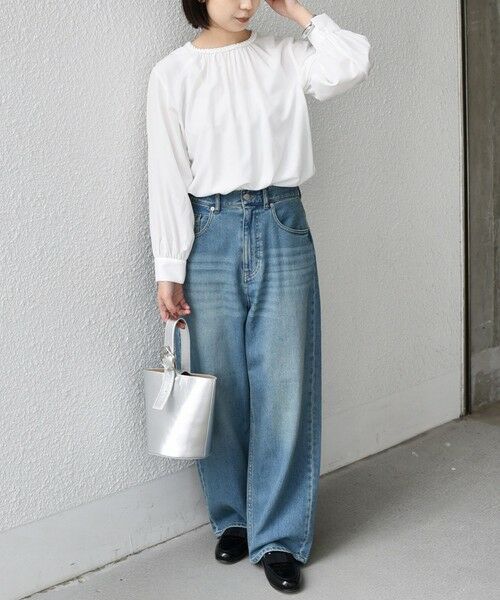 SHIPS / シップス シャツ・ブラウス | 《予約》SHIPS Colors:〈手洗い可能〉デコレーション クルーネック ブラウス◆ | 詳細13