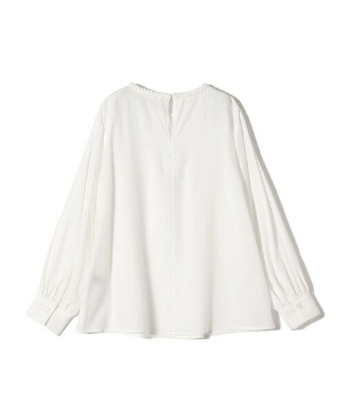 SHIPS / シップス シャツ・ブラウス | 《予約》SHIPS Colors:〈手洗い可能〉デコレーション クルーネック ブラウス◆ | 詳細2