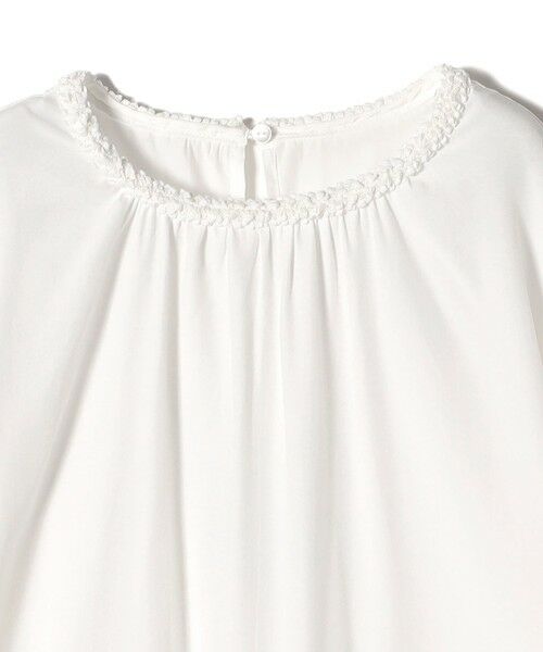 SHIPS / シップス シャツ・ブラウス | 《予約》SHIPS Colors:〈手洗い可能〉デコレーション クルーネック ブラウス◆ | 詳細3