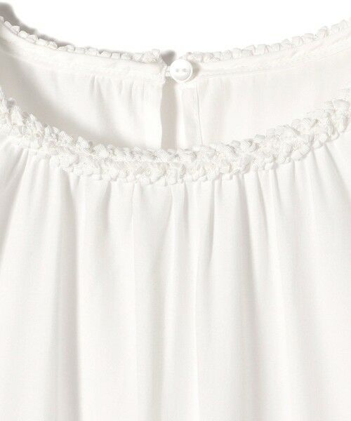 SHIPS / シップス シャツ・ブラウス | 《予約》SHIPS Colors:〈手洗い可能〉デコレーション クルーネック ブラウス◆ | 詳細4