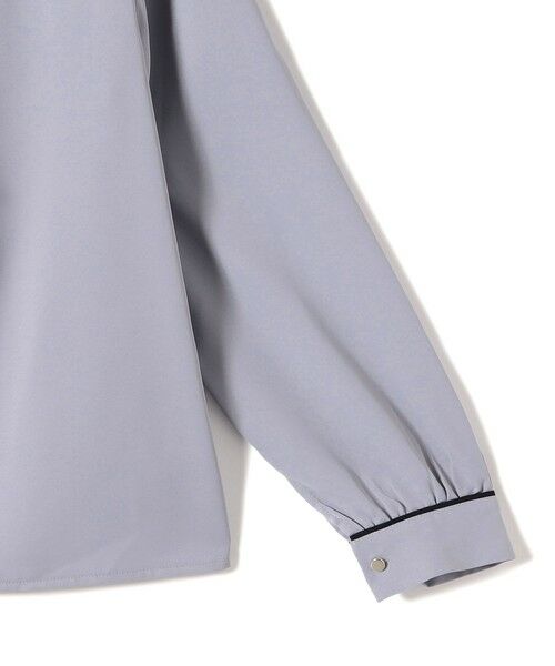 SHIPS / シップス シャツ・ブラウス | 《予約》SHIPS Colors:〈手洗い可能〉バイカラー トリム ボウタイ ブラウス◆ | 詳細23