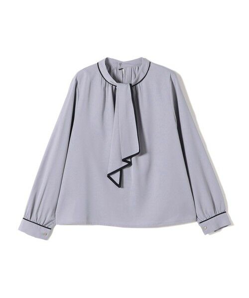 SHIPS / シップス シャツ・ブラウス | 《予約》SHIPS Colors:〈手洗い可能〉バイカラー トリム ボウタイ ブラウス◆ | 詳細16