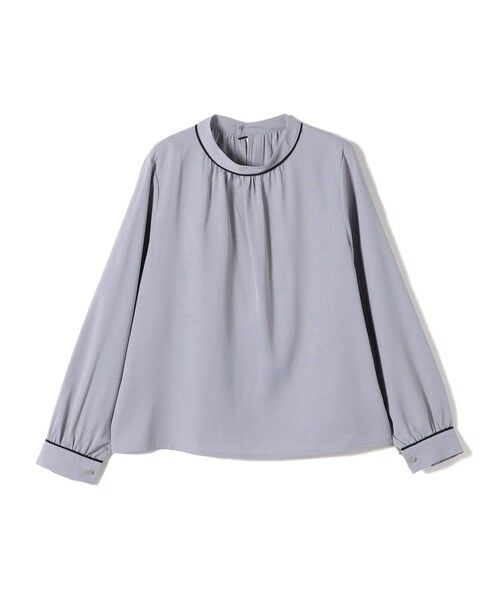 SHIPS / シップス シャツ・ブラウス | 《予約》SHIPS Colors:〈手洗い可能〉バイカラー トリム ボウタイ ブラウス◆ | 詳細17