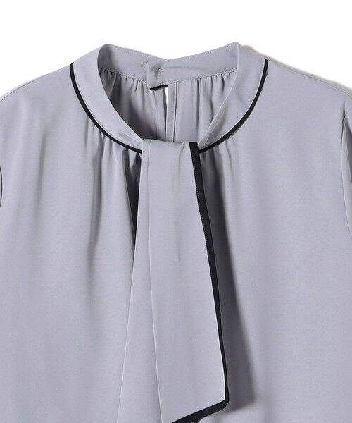 SHIPS / シップス シャツ・ブラウス | 《予約》SHIPS Colors:〈手洗い可能〉バイカラー トリム ボウタイ ブラウス◆ | 詳細19