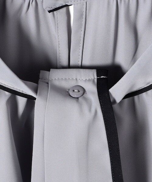 SHIPS / シップス シャツ・ブラウス | 《予約》SHIPS Colors:〈手洗い可能〉バイカラー トリム ボウタイ ブラウス◆ | 詳細20