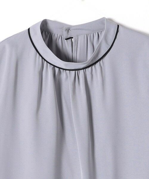 SHIPS / シップス シャツ・ブラウス | 《予約》SHIPS Colors:〈手洗い可能〉バイカラー トリム ボウタイ ブラウス◆ | 詳細21