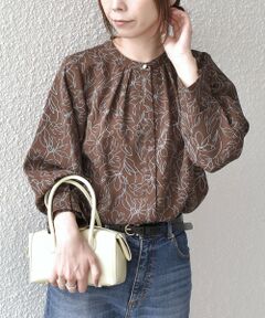 SHIPS / シップス シャツ・ブラウス | 《追加・新色予約》SHIPS Colors:〈洗濯機可能〉ジョーゼット タックスリーブ ブラウス2◆