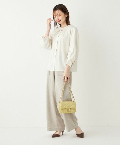 SHIPS / シップス シャツ・ブラウス | 《予約》SHIPS Colors:〈洗濯機可能〉ジョーゼット タックスリーブ ブラウス2◆ | 詳細7